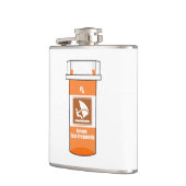 Windsurfen is mijn medicijn heupfles (Links)