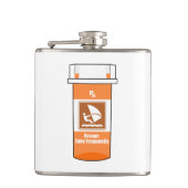 Windsurfen is mijn medicijn heupfles (Voorkant)