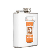 Windsurfen is mijn medicijn heupfles (Rechts)