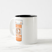 Windsurfen is mijn medicijn tweekleurige koffiemok (Voorkant links)