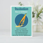 Windsurfen Kaart (Staand voorkant)