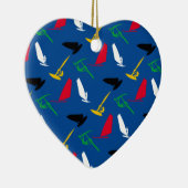 Windsurfen Keramisch Ornament (Rechts)