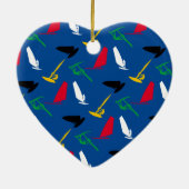 Windsurfen Keramisch Ornament (Achterkant)