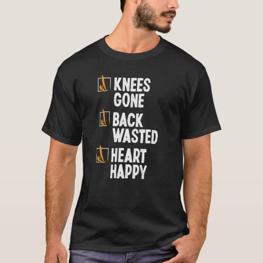 Windsurfen Knieblessure Rugoperatie Grappige Winds T-shirt (Voorkant)