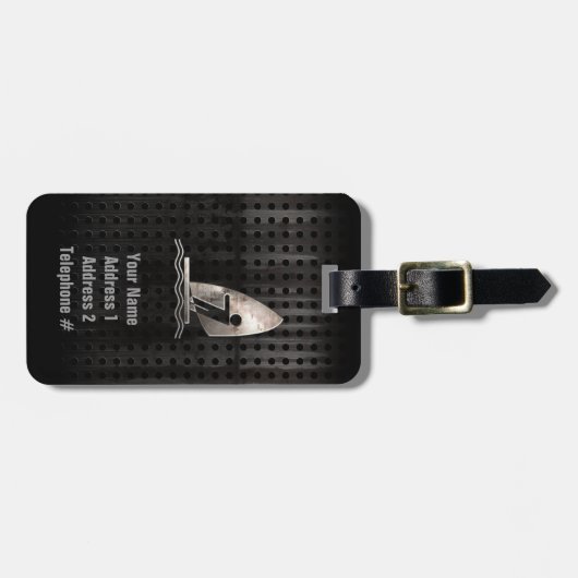 Windsurfen; Koel Bagagelabel (Voorkant horizontaal)