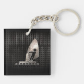 Windsurfen; Koel Sleutelhanger (Achterkant)