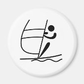 Windsurfen Magneet (Voorkant)