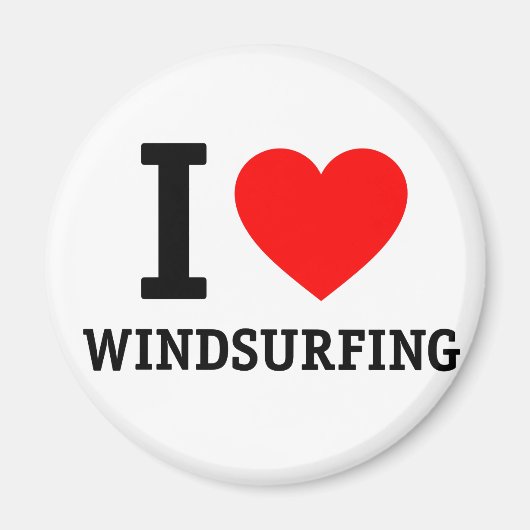 Windsurfen Magneet (Voorkant)