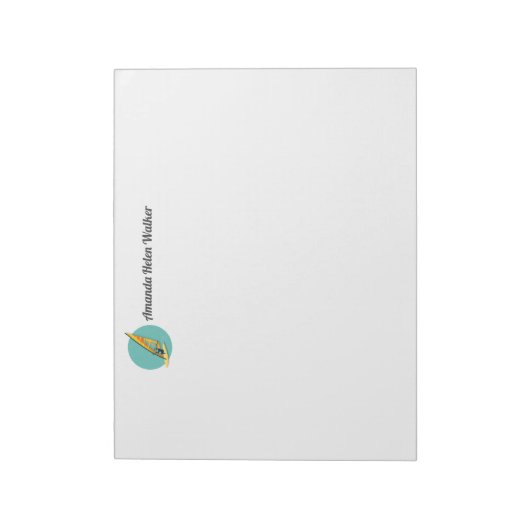 Windsurfen Notitieblok (Linkerzijde)