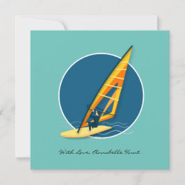 Windsurfen Notitiekaartje