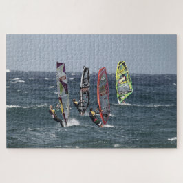 Windsurfen Oceaan Golven Sport Surfen Legpuzzel