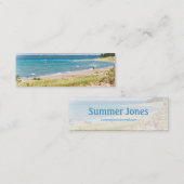 Windsurfen op het Michiganmeer Mini Visitekaartje (Voorkant / Achterkant)