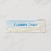 Windsurfen op het Michiganmeer Mini Visitekaartje (Achterkant)