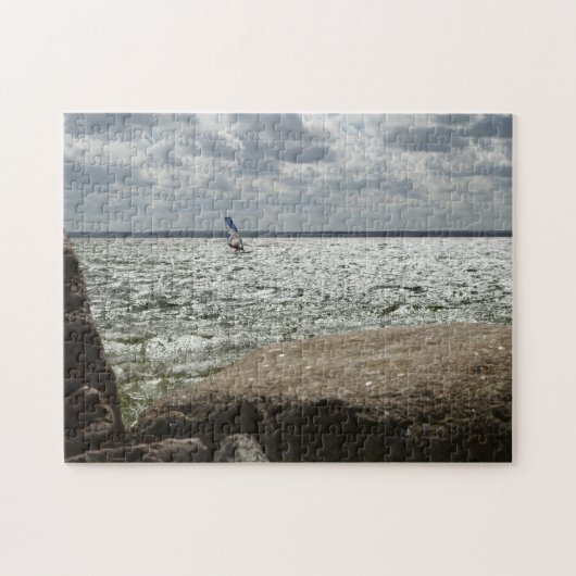 Windsurfen - puzzel legpuzzel (Horizontaal)