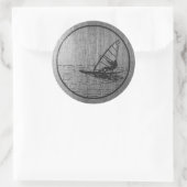 Windsurfen Ronde Sticker (Tas)