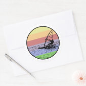 Windsurfen Ronde Sticker (Envelop)