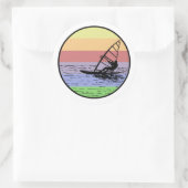 Windsurfen Ronde Sticker (Tas)