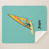 Windsurfen Sherpa Deken (Voorkant (horizontaal))