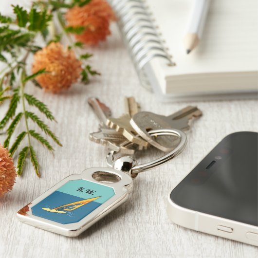 Windsurfen Sleutelhanger (Zijkant)