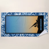 Windsurfen Strandlaken (Voorkant)