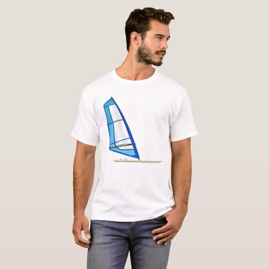 windsurfen t-shirt (Voorkant volledig)