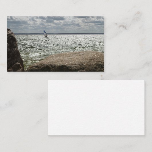 Windsurfen - visitekaartje (Voorkant / Achterkant)