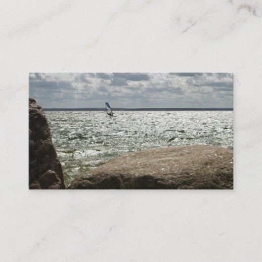 Windsurfen - visitekaartje (Voorkant)
