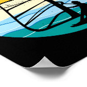 Windsurfen Windsurf Windsurfer Surf Water Sport Poster (Hoek)