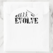 Windsurfen Windsurfen Evolution Sport Art Ovale Sticker (Tas)