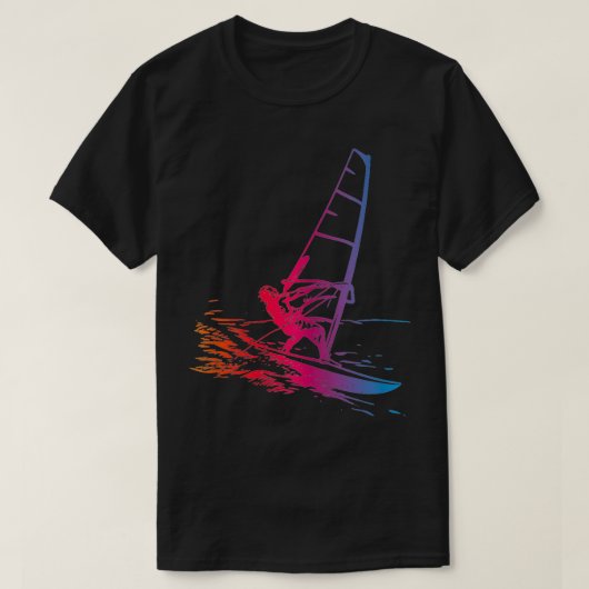 Windsurfen Windsurfer Zeilplank T-shirt (Design voorkant)