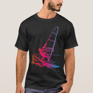 Windsurfen Windsurfer Zeilplank T-shirt