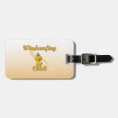Windsurfend Chick Bagagelabel (Voorkant horizontaal)
