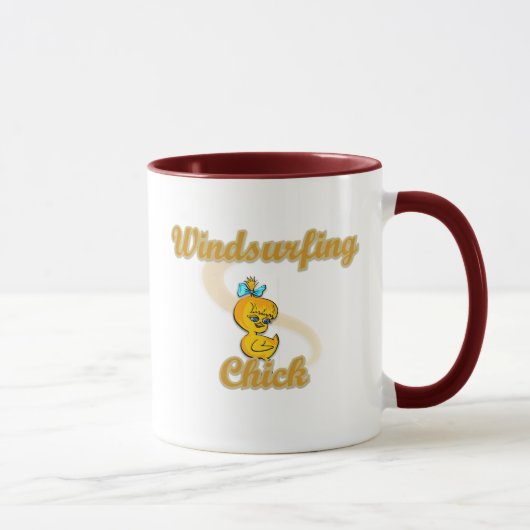 Windsurfend Chick Mok (Rechts)