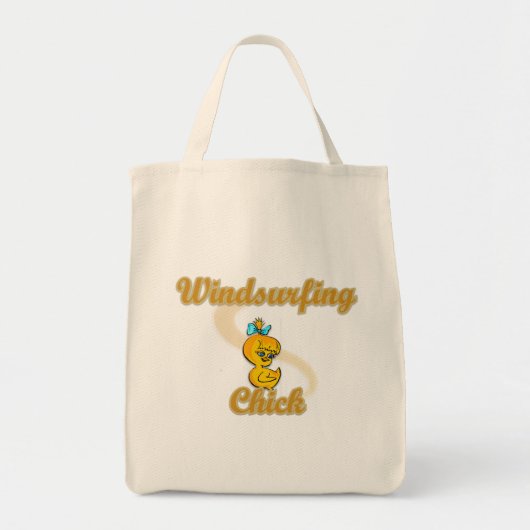 Windsurfend Chick Tote Bag (Voorkant)