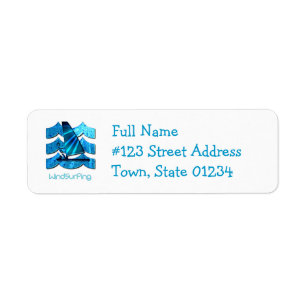 Windsurfend Design Return Address Label