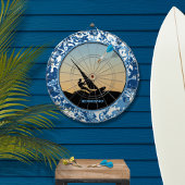 Windsurfende oceaangolven dartbord