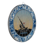 Windsurfende oceaangolven dartbord (Voorkant Links)