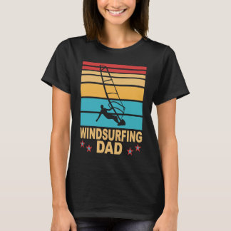 Windsurfende Papa Windsurfende Surfer Vader Windsu T-shirt