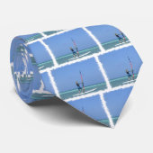 Windsurfende Teen Mannen Necktie Stropdas (Opgerold)