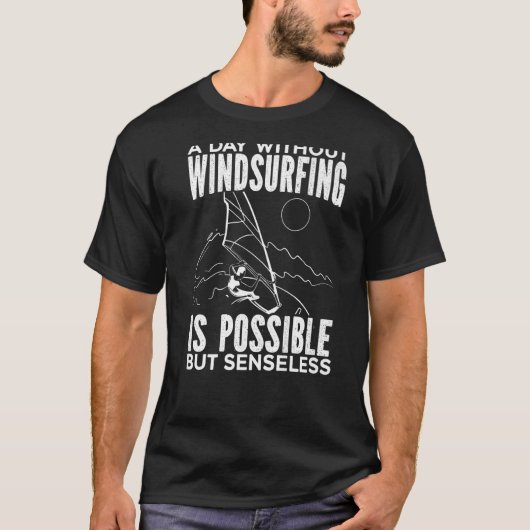 Windsurfende watersport 14 t-shirt (Voorkant)