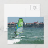 Windsurfer Briefkaart (Voorkant / Achterkant)