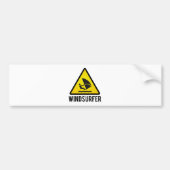 Windsurfer Bumpersticker (Voorkant)