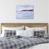 Windsurfer en Bathers Canvas Afdruk (Insitu (Slaapkamer))