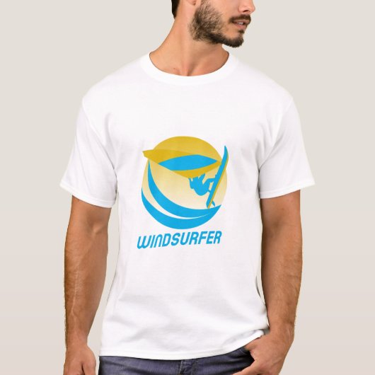 Windsurfer Hobby T-shirt (Voorkant)