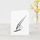 Windsurfer Kaart (Gele Bloem)