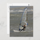 Windsurfer - Noord-Jytland, Denemarken Briefkaart (Voorkant / Achterkant)
