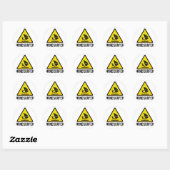 Windsurfer Ronde Sticker (Vel)