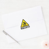 Windsurfer Ronde Sticker (Envelop)