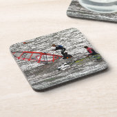 WINDSURFERS BIER ONDERZETTER (Linkerzijde)