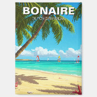 Windsurfers in Bonaire Nederlands Caribisch gebied